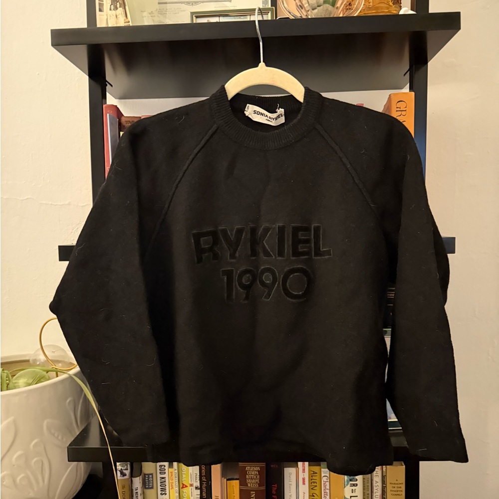 VTG Sonia Rykiel Black Crewneck Sweater